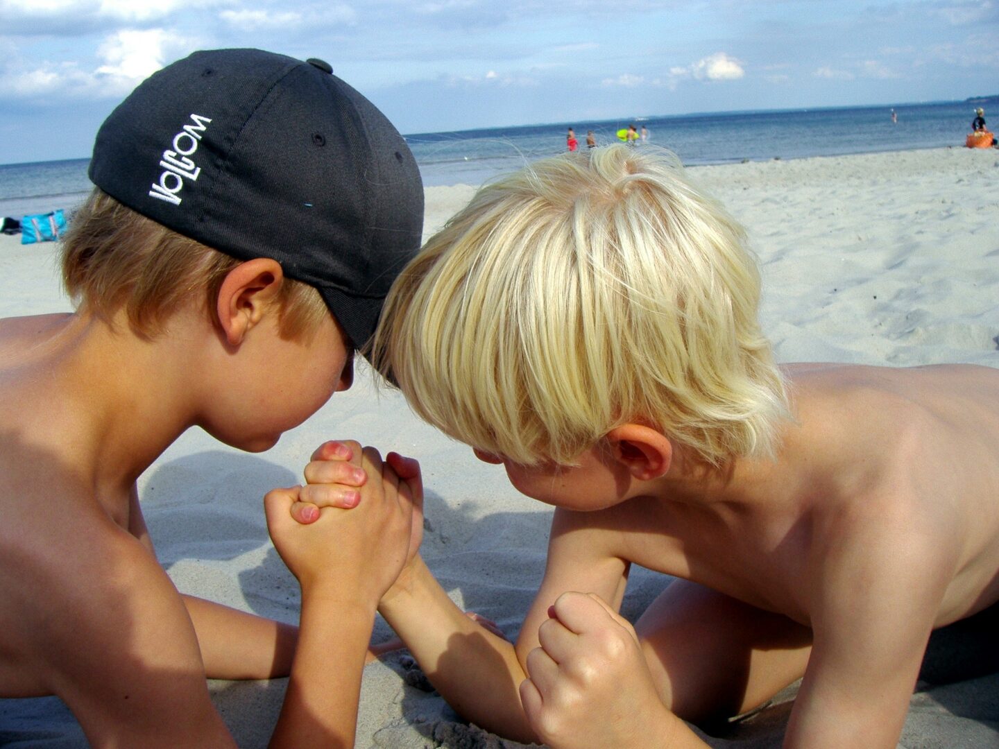 Kids wrestling